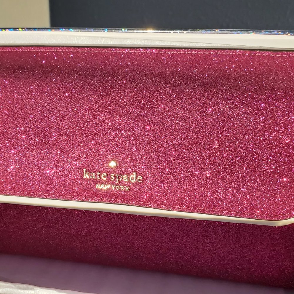 Kate Spade Lola Glitter Boxed Medium Wristlet